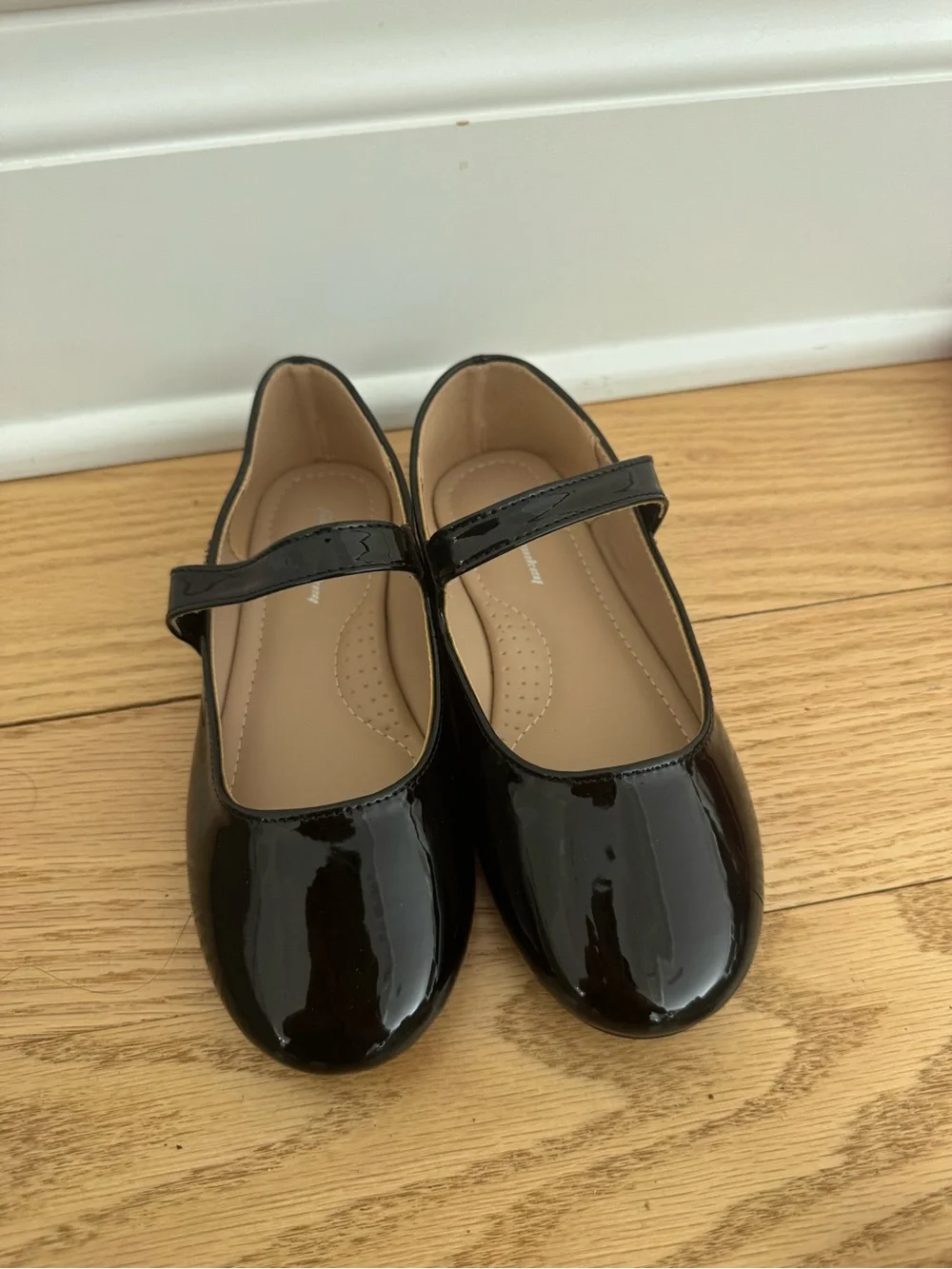 Brand New Girls Black Patent Mary Jane Kids Shoes